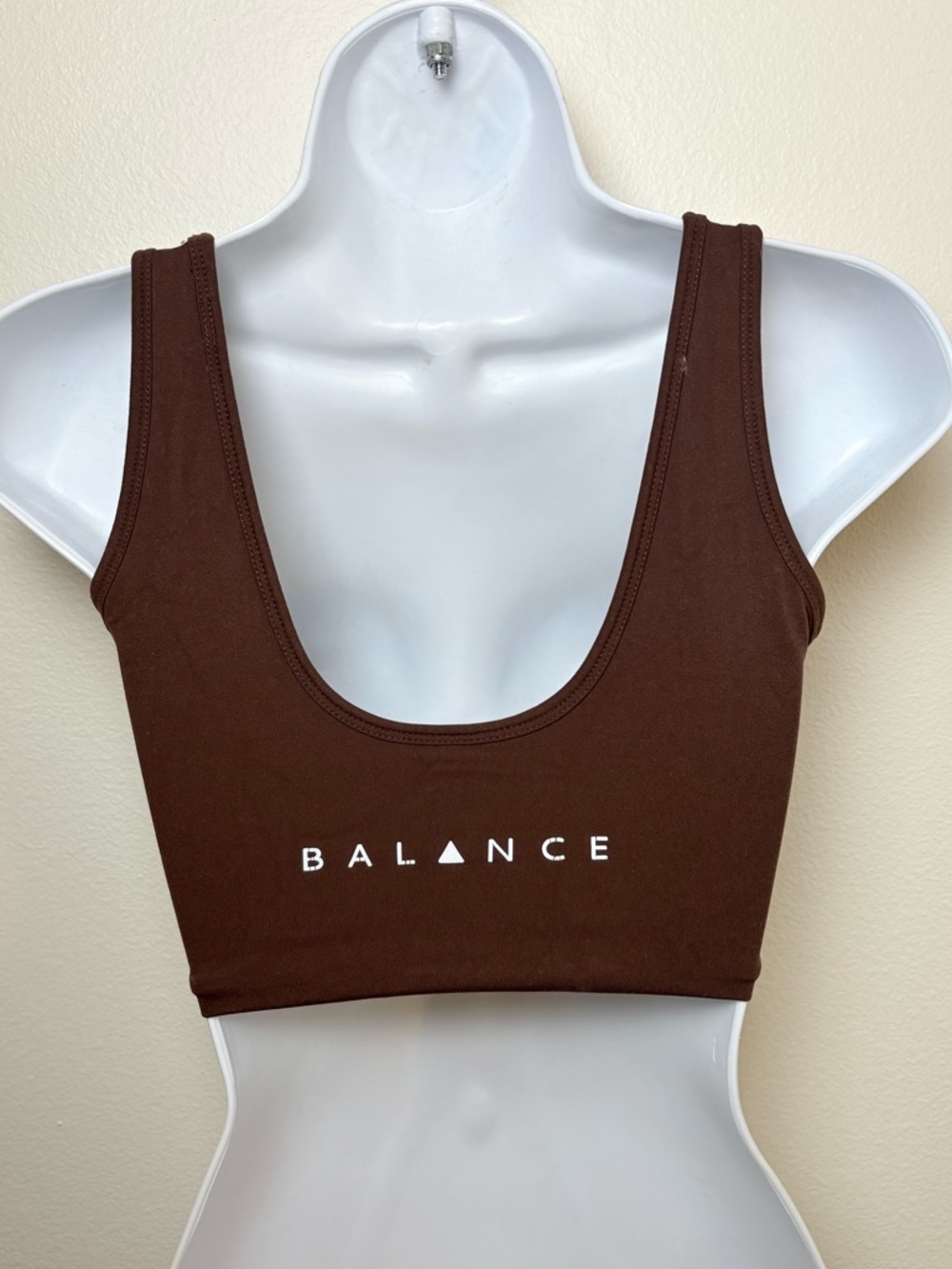 Balance athletica sports bra brown